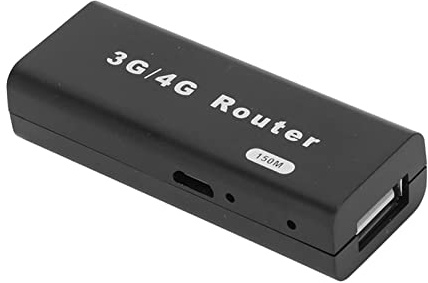 BONKZEBU Mini USB 3G Módem Adaptador de Tarjeta de Red 150Mbps WiFi RJ45 Enrutador para, Plug and Play