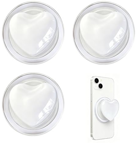 Phone Grip, Socket Pink Design for Phones, Secure Phone Grips for Back of Phone, Compact 5.8 cm Size