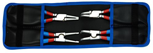 Unior 539PLUS/1DPCT Set mit Zangen für Sicherungsringe PLUS in der Tasche, 220 mm