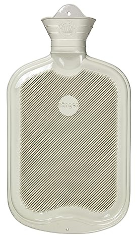 Sänger FSC 100% 2,0 Liter Gummi-Wärmflasche, Farbe: weiß