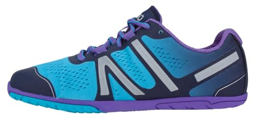 Xero Shoes Barfuß-Laufschuhe für Damen | HFS Damen-Laufschuhe | Minimalistische, Zero-Drop, Weitzehenschuhe für Damen | Atollblau, Größe 38.5 EU