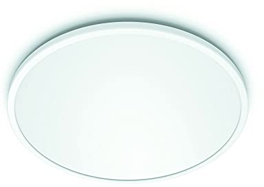 Philips LED SuperSlim SceneSwitch Dimmable Ceiling Light 4000K 18W [Cool White - White] For Indoor Home Lighting in Livingroom and Bedroom.