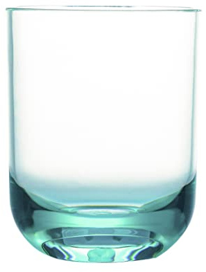 KLIFA- WASCO- 13 ounce, Set of 6, Acrylic Tumbler Drinking Glasses, BPA-Free, Plastic Drinkware, Dishwasher Safe Cups, Teal
