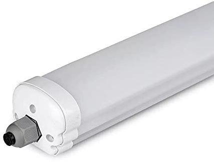 ENERGMiX 60cm 18w LED Feuchtraumleuchte Wannenleuchte Garage Werkstatt Parkhaus Keller 1440 IP65 Kaltweiß
