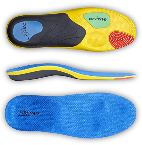 Fotmatta ortopediska innersulor – skoinlägg sport Hallux  – innersulor, arbetsskor för plattfot, plantar fasciit, fotsmärta för män och kvinnor S (38–40)