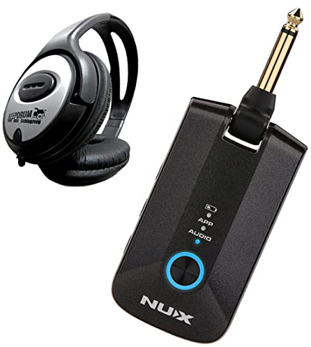 NUX MP-3 Mighty Plug Pro Amp-Plug Gitarren-Verstärker + keepdrum Kopfhörer