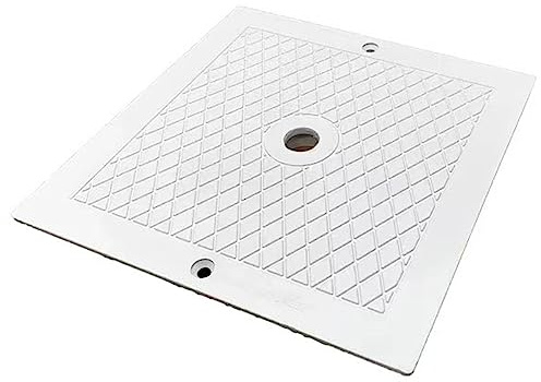 perfk 10 Pouces Skimmer Couvercle Skimmer Couvercle Remplacement Durable Square Skimmer Deck Cover Piscine Skimmer Cover pour SP1082 Piscine