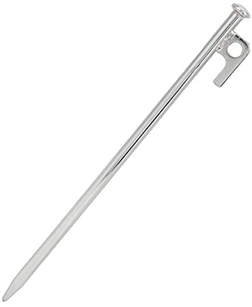Picchetti Per Tenda Ultraleggeri, Confezione da 20 Picchetti Per Tenda in Ferro Picchetti da Campeggio di Ricambio Portatili, Accessori Essenziali Per Tenda Per Amache E Baldacchino da Viaggio, 11,6 P