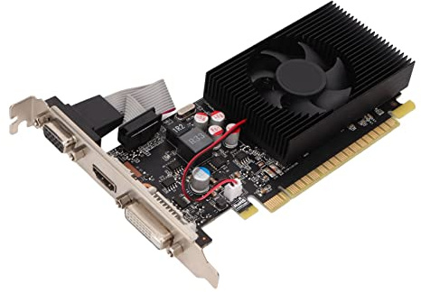 GT730 4 GB Grafikkarte, DDR3, 128 Bit, PCI Express 2.0 X8, 700/1400 MHz, Desktop-Computer-Grafikkarte mit HDMI-, DVI- und VGA-Anschlüssen
