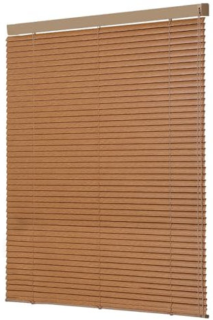 ZHUOZ1T Aluminium Jalousie nach Maß,Jalousien aus Metall mit Holzmaserung Imitiert,25mm Alu-Lamellen Jalousette,Sonnen- & Sichtschutz,für Zuhause/Büro,Anpassbar,Breite × Höhe (110x180cm)