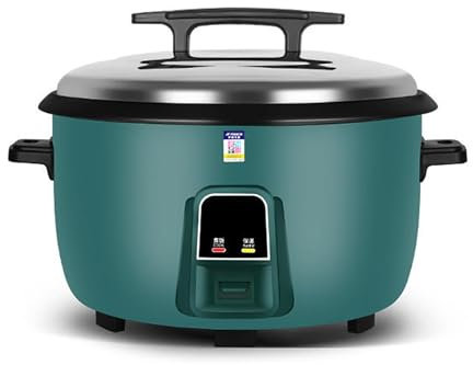 Olla arrocera de gran capacidad (8L-45L) Cantina Comercial Hotel Hogar Olla arrocera grande antigua de 8 a 60 personas, usada en EE. UU./UE(45L)