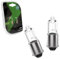LIGHTWORLD24 2 x H6W BAX9s Standlicht-Lampe Autolampe 12V 6W Birnen Auto Standlicht Scheinwerferlampe Signallampe E-Prüfzeichen