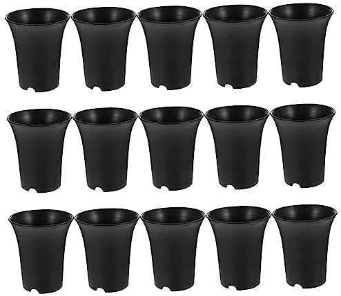 Gogogmee 15pièces Pots De Fleurs Hauts Jardinières Simples pour Plantes Pots De Jardin Durables Et Pratiques
