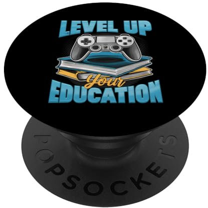 Bring deine Ausbildung auf ein neues Level — vom Spielen inspirierter Lehrer PopSockets mit austauschbarem PopGrip