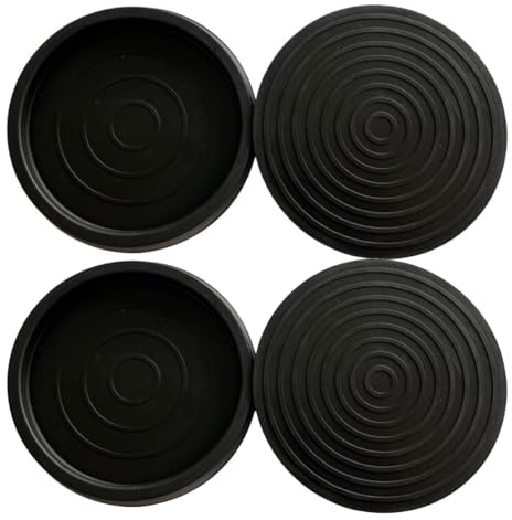 Visxcnu 4 Pezzi 6.4cm Gommini per Sedie Tappi per Sedie Silicone Feltrini per Gambe di Mobili Feltrini Rotondi Feltrini per Sedie Tappi sedie,per Mobili Sgabelli Tavoli Divani