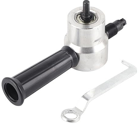 FLEXMAN Metal Nibbler Drill Attachment, Double Head Sheet Metal Nibbler Cutter, Versatile Nibbler Drill Attachment for Metal Cutting, Machining, Woodworking