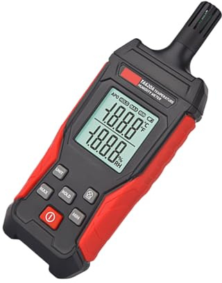 Wet Bulb Handheld Hygrometer Thermometers with Backlit Data Hold Room Digital Temperature Humidity Detector
