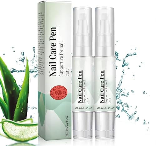 Nail Care Pen - Original, feuchtigkeitsspendender Nagelstift mit Teebaumöl, Vitamin E und Aloe Vera(2 PCS)