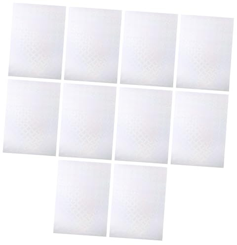 HOMSFOU 10 Feuilles Film de Protection Plastique Transparent de Laminage Froid pour Photos Étanche et Films de Plastification Pratiques pour Documents et Images