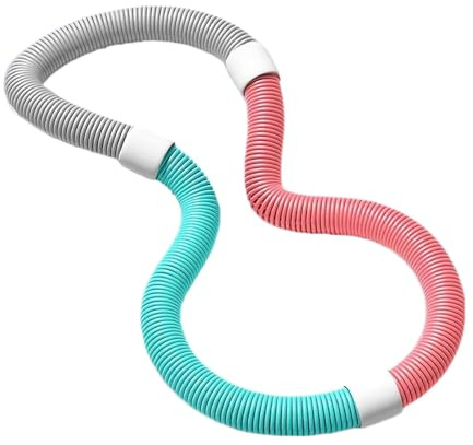 Aro de ejercicio plegable con peso suave de resorte, equipo de ejercicio adelgazante para mujeres y adultos, con peso suave, para el hogar y viajes