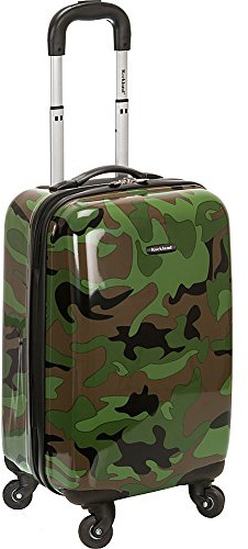 Rockland Safari Hardside Spinner Wheel Luggage, Camouflage, Carry-On 20-Inch, Safari Hardside Spinner Wheel Luggage