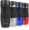 Opard Travel Coffee Cup Leakproof 350ml(12oz) Double-Walled Vacuum Insulated Travel Mug Reusable Stainless Steel Coffee Mug BPA Free for Men and Women(Black)