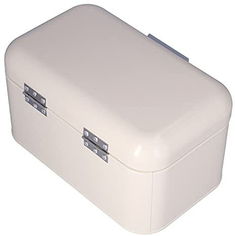 Lybunair Großer Knäckebrotbox aus Metall, Brot Lange Aufbewahren, Brotkasten mit Deckel, Retro Brotbox, Brotaufbewahrungsbox mit Deckel