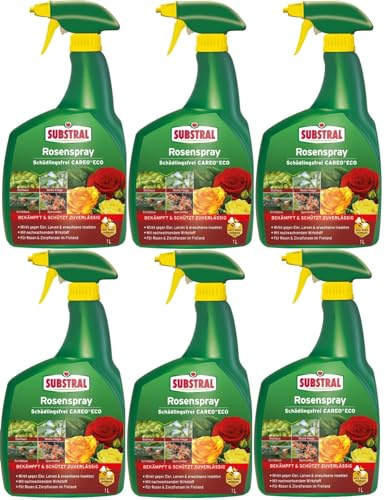 6 X 1L Substral®Rosenspray Schädlingsfrei Careo Eco