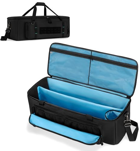 samdew 30'' Stativ Reisetasche, Fotostudio Equipmenttasche mit sicheren Schnallen und Objektiv Aufbewahrungstasche, großer Foto Organizer,bis zu 30, nur Tasche