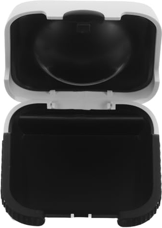 GANAZONO Protective Hearing Aid Storage Case with Shock-Absorbing Padding Lining Portable Travel Hearing Amplifier Organizer Box White Drying and Protection Case