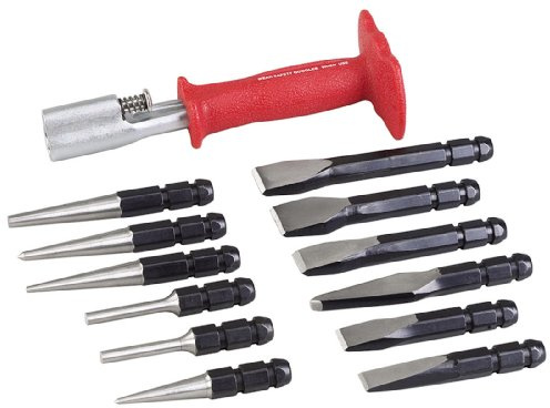 OTC 4605 Quick Change Punch and Chisel Set - 13 Piece