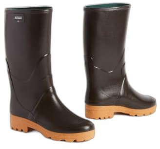 Aigle CHAMBORD PRO 2 ISO, Bottes en caoutchouc de sécurité homme, Brun 001, 42 EU (8 )
