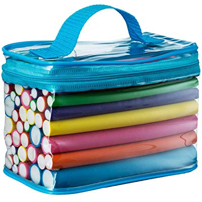 Vianer Flexible Lockenstäbe,42-Pack Schlaf Haar Styling DIY Schwamm Werkzeug für alle Haartypen nass oder trocken, keine Hitze Schaum Lockenwickler für Frauen und Mädchen