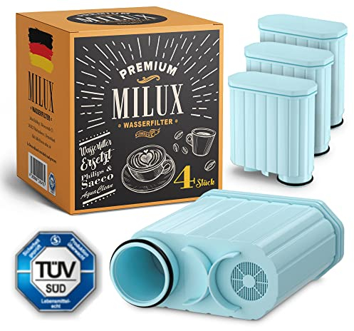 4x Ersatz für Philips AquaClean Filter CA6903/22 | Kalkschutz & verbesserter Kaffeegeschmack | Einfache Installation | passt in alle Aqua Clean Geräte | Wasserfilter für Saeco® und Philips®