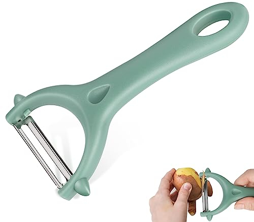 Pelapatate,pelapatate professionale,pela patate e verdure,Pela Verdure, Sbucciatore Manuale,per Pelare Patate, Carote e Verdure Varie e Frutta, Adatto per campeggi in Famiglia, Picnic e Viaggi
