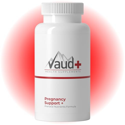 VAUD® Kinderwunsch Vitamine Frauen | Mit 400 mcg Folsäure, Vitamin B6, B12, Eisen & Vitex Agnus Castus | Schwangerschaftsvitamine für Frauen mit Kinderwunsch | 60 Kapseln | Hergestellt in der Schweiz
