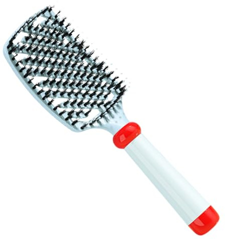 Spazzola Setole di Cinghiale Spazzola Capelli con Massaggio, Lisciante e | Setole per Styling e Acconciatura per Acconciatura, Styling di Ricci, Pettinatura, Viaggio, Salon
