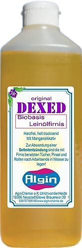 Algin Linseed Oil Varnish, 1 Litre, Boat Varnish, Ecological Varnish