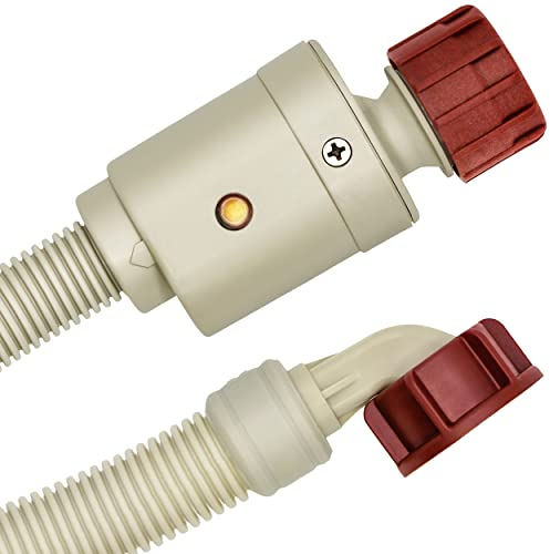 VARIOSAN Tubo di aspirazione Safety 11435, 2,50 m, 3/4, Aquastop, per lavatrice e lavastoviglie