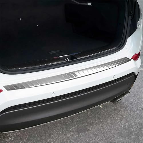 OMAC Ladekantenschutz Stoßstangenschutz kompatibel mit Hyundai Tucson 2015-2018 Edelstahl Silber