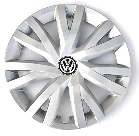 Volkswagen 5G0601147BYTI Radkappe (1 Stück) Radzierblende Radblende 16 Zoll Stahlfelge, Silber