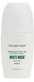 Cosmétiques pour femmes marque The body shop, cosmétiques naturels, White Musk Deodorant 50 Millilitres