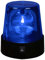 GCDN Strobe Light 3inch Led Mini Desktop Night Battery Powered Beam DJ 360 Degree tating Stage Effect Party Flashing Lamp(Blue)