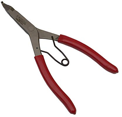Wilde Tool G408 9 Curved Tip Lock Ring Pliers - Satin Finish
