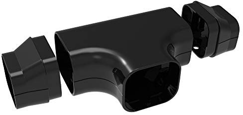 T-Anschlussstück Schwarz DT 72 EXC für Kanal Klimaanlage