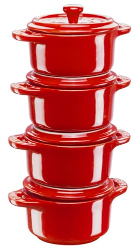 STAUB ZWILLING JUEGO DE 4 MINI COCOTTE DE CERÁMICA 40508-158-0