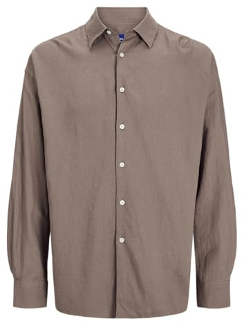 Jorparos Oversized Shirt Ls, Djup mullvaden, L