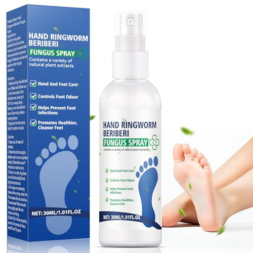 Erigathe Athlete's Foot Spray 30ml, Effectively Helps Keep Feet Fresh and Dry, Moisturizes Dry Skin