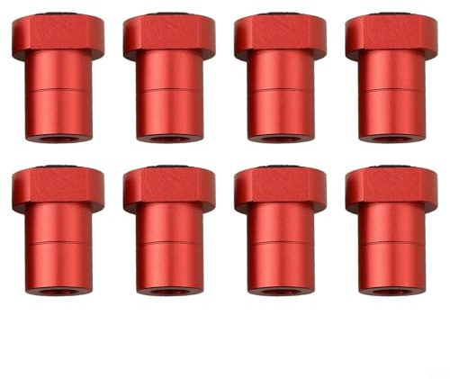 8 Pieces Aluminum Alloy Dog Clamps for Woodworking Workbench, Suitable for Tables with 19/20mm Dog Hole Diameter to Keep Workpieces Stable During Processing (20MM red)