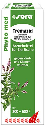 sera Phyto med Tremazid 30 ml - Pflanzlicher Wasseraufbereiter gegen Haut- und Kiemenwürmer
